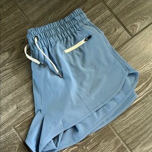 Women's Blue Athletic Shorts